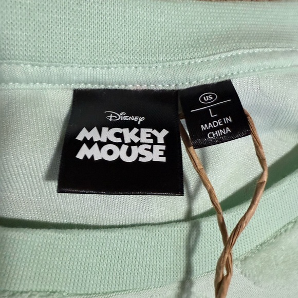 DISNEY Green Short Sleeve Tee, size large - Picture 3 of 5